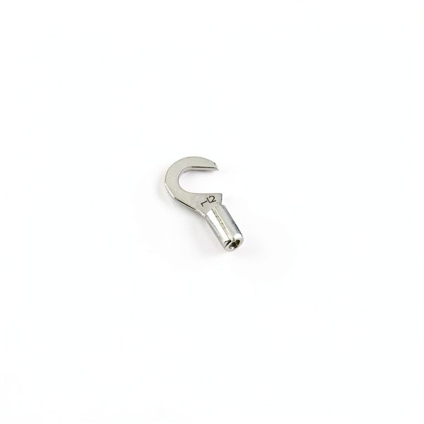 22-18 Ga Hook Terminals #8 Stud Pack of 100 Crimp Supply UL Tin-0