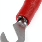 Number 4-6 Male Hook Wire Terminal by Hillman 50031 Red 20-Pack-0