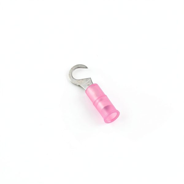 Nylon-Insulated Hook Terminals Crimp Supply 22-18 Ga #8 Stud Pack of-0